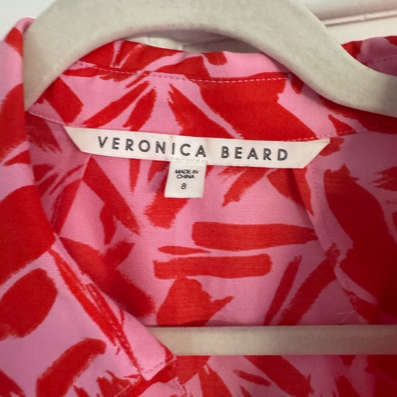 Veronica beard red and pink dress - Picture 3 of 6